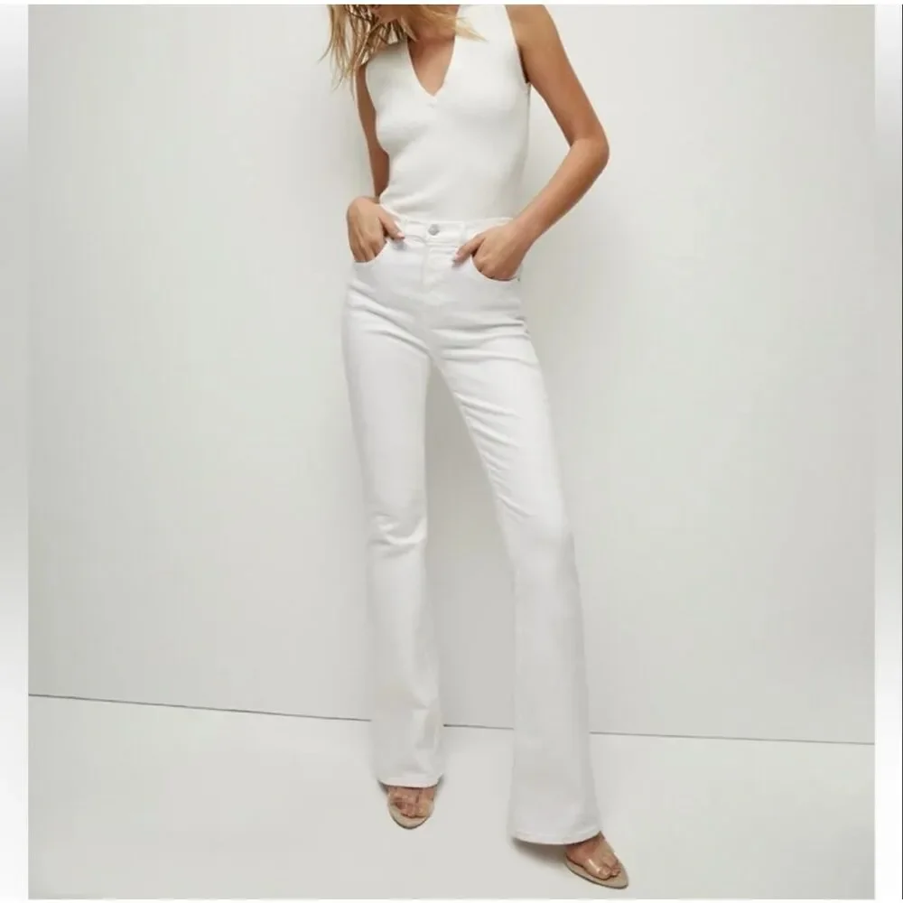 Veronica Beard Beverly High-Rise Skinny Flare Jeans Size 30 $298 NWT - Picture 3 of 9